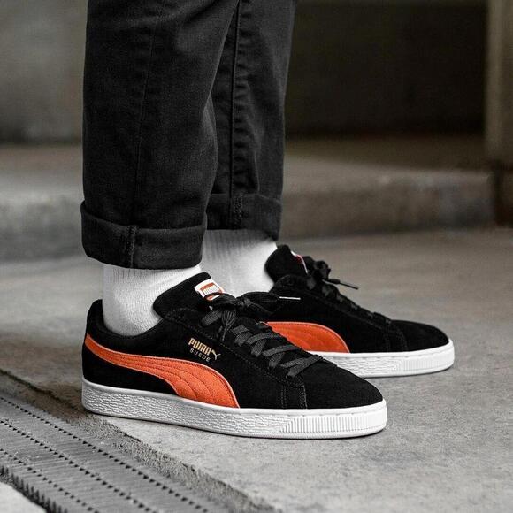 Puma Shoes - Puma Suede Classic X Irides Womens Shoes Size 6 Color: Black/Orange size 6 NIB